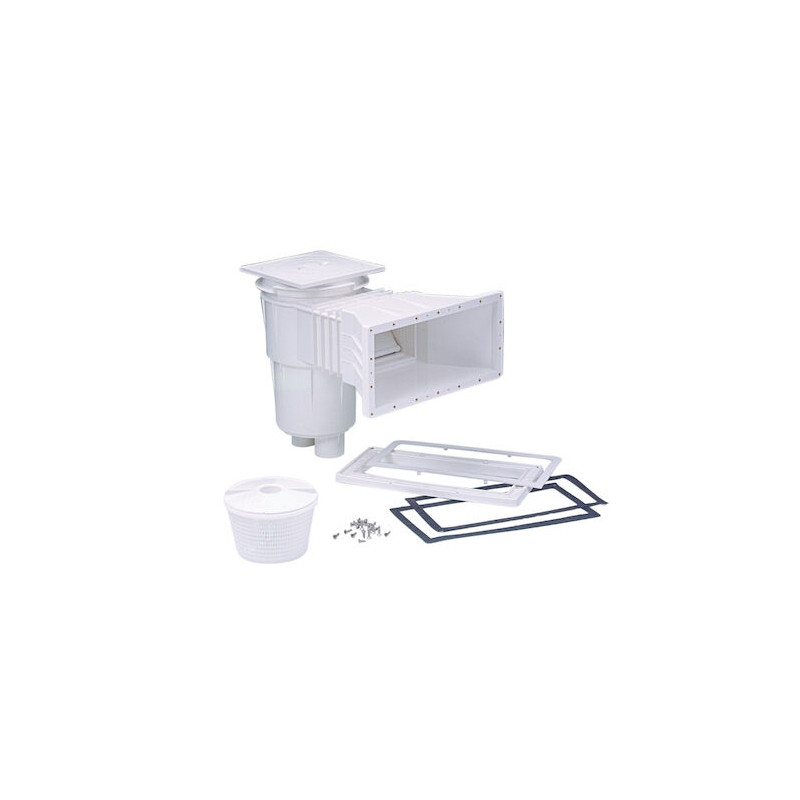 Skimmer 17,5l Z Pokrywą Kwadratową - Poszerzony Wlew - Do Muru 30 cm Skimmer 17,5l Z Pokrywą Kwadratową - Poszerzony Wlew - Do Muru 30 cm