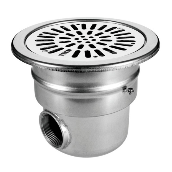 Odpływ denny okrągły ze stali nierdzewnej do basenu płytkowego Odpływ denny okrągły ze stali nierdzewnej do basenu płytkowego